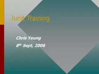 Junit Training