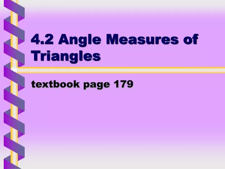 4 2 angle measures of triangles