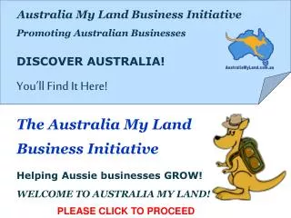 Australia My Land Business Initiative