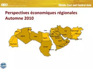 Perspectives économiques régionales Automne 2010