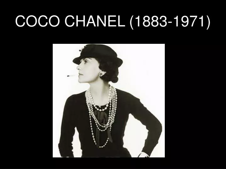 PPT - Coco Chanel PowerPoint Presentation, free download - ID:1615320