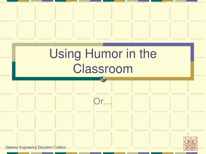 using humor in the classroom