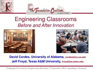 Engineering Classrooms Before and After Innovation