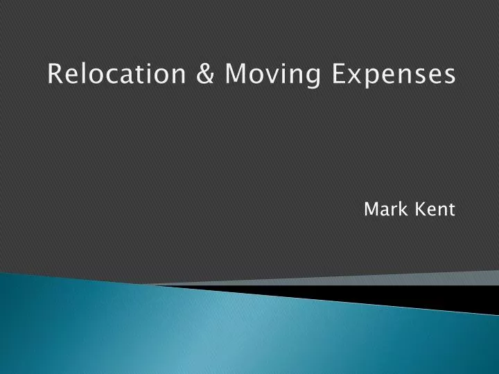 relocation moving expenses