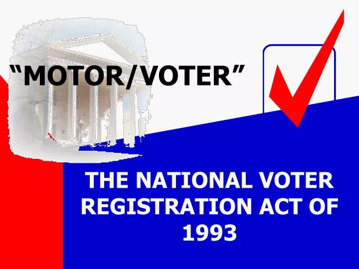 the national voter registration act of 1993