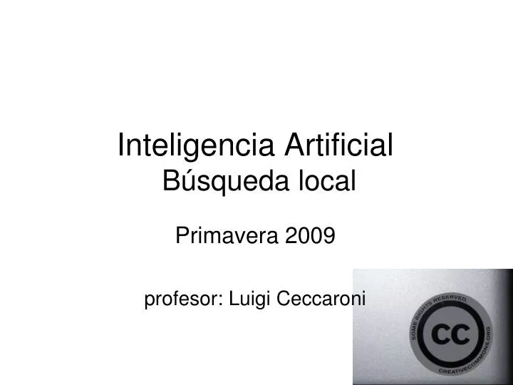 inteligencia artificial b squeda local