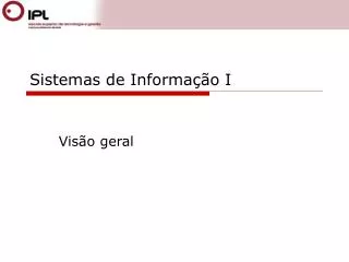 sistemas de informa o i