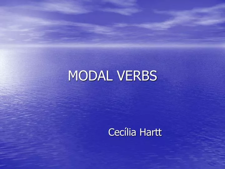 modal verbs