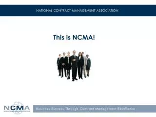 This is NCMA!