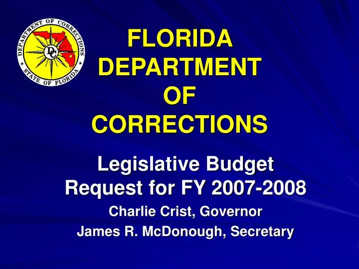 florida department of corrections