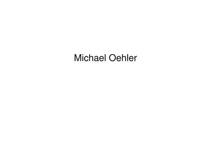 michael oehler