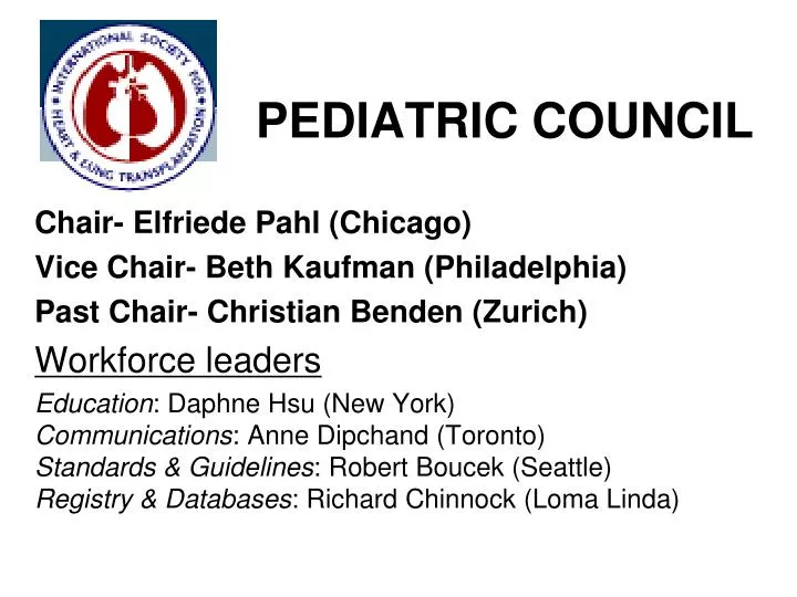 pediatric council