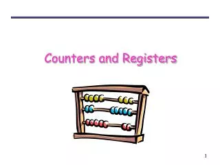 Counters and Registers