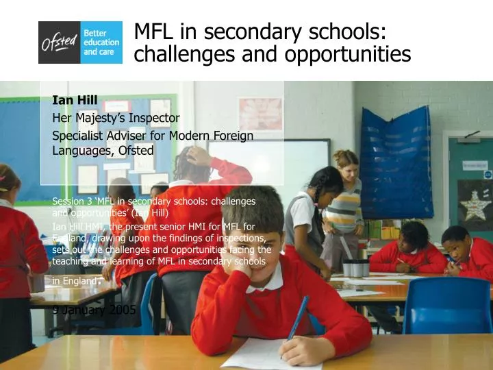 mfl in secondary schools challenges and opportunities