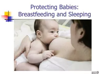 Protecting Babies: Breastfeeding and Sleeping