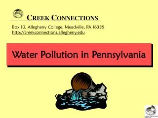 Water Pollution in Pennsylvania