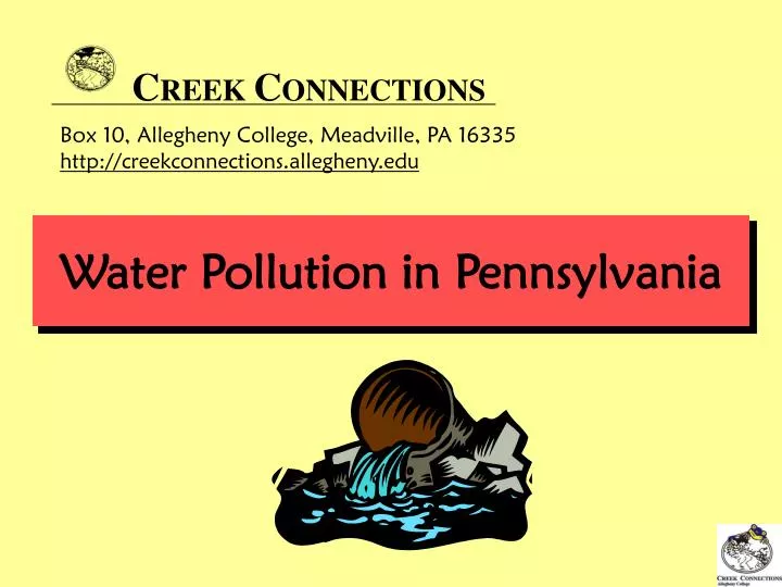 water pollution in pennsylvania