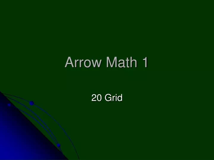 arrow math 1