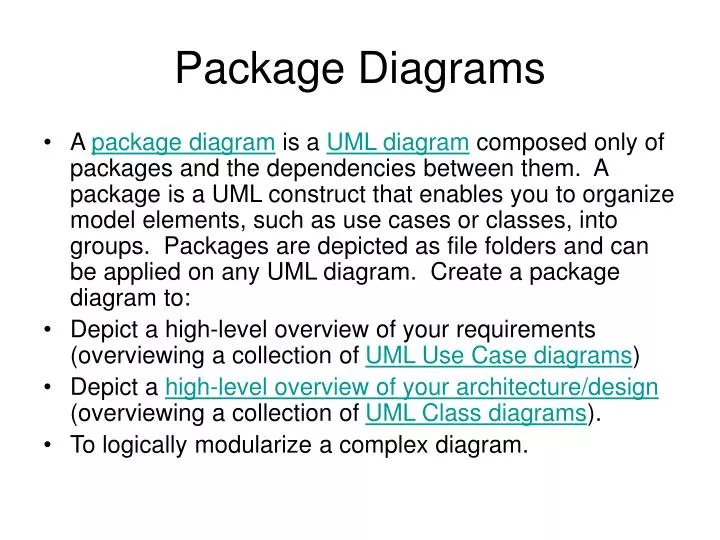package diagrams