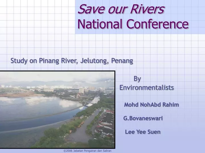 save our rivers national conference