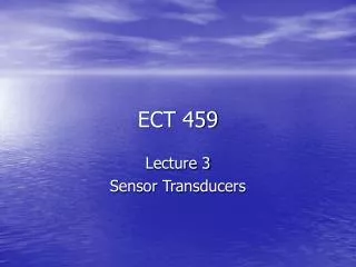 ECT 459