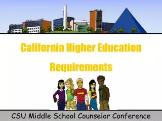 California Higher Education Requirements