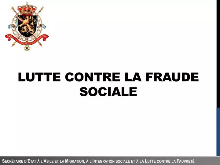 lutte contre la fraude sociale