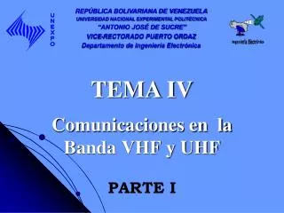 Comunicaciones en la Banda VHF y UHF