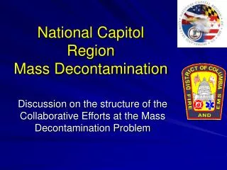 National Capitol Region Mass Decontamination