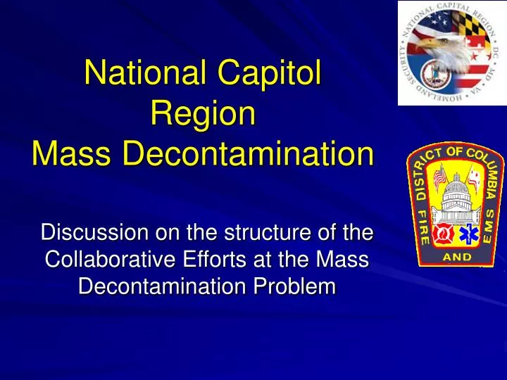national capitol region mass decontamination
