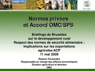 normes priv es et accord omc sps