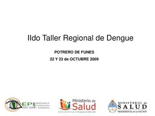IIdo Taller Regional de Dengue
