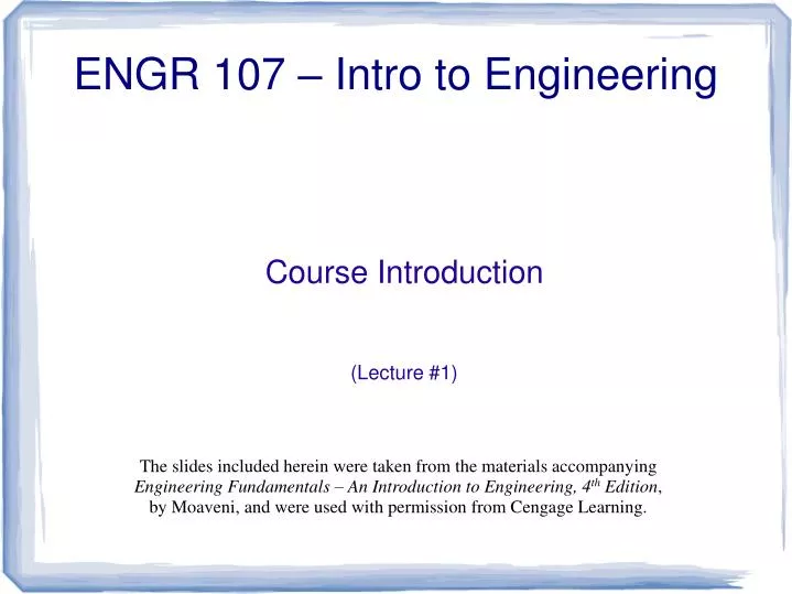 course introduction lecture 1