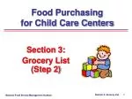 Section 3: Grocery List (Step 2) - slide 1