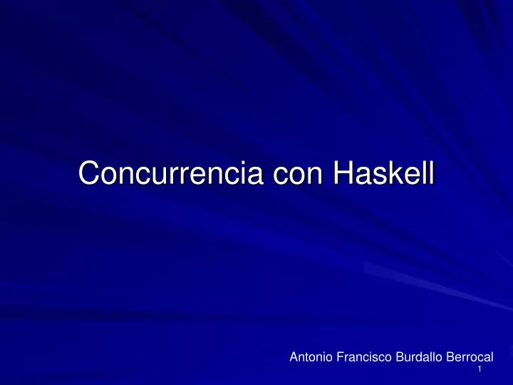 concurrencia con haskell
