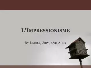 l i mpressionisme