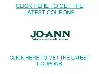Joann Fabrics Coupons-Joann Fabrics coupon codes