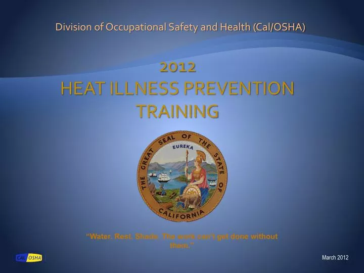 division of occupational safety and health cal osha