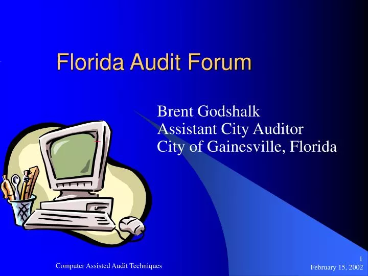 florida audit forum