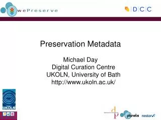 Preservation Metadata