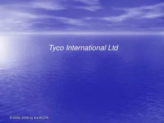 Tyco International Ltd