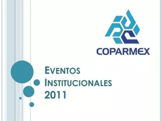 eventos institucionales 2011