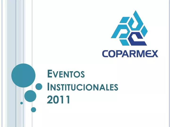 eventos institucionales 2011