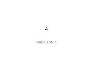Marius Stub