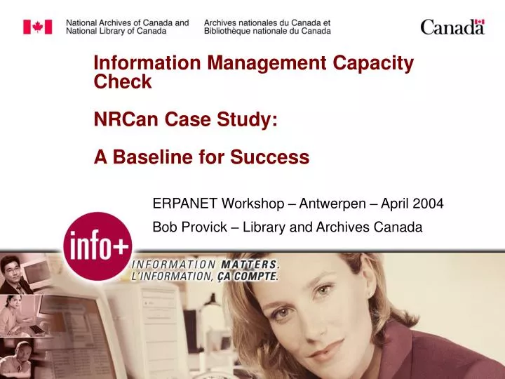 information management capacity check nrcan case study a baseline for success
