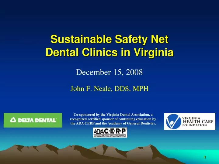 sustainable safety net dental clinics in virginia