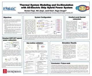 Thermal System Modeling and Co-Simulation with All-Electric Ship Hybrid Power System