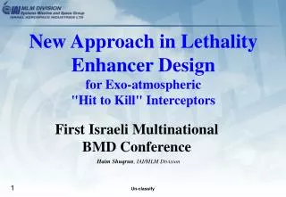 First Israeli Multinational BMD Conference