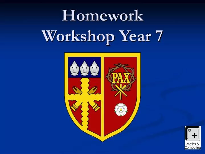 homework workshop year 7