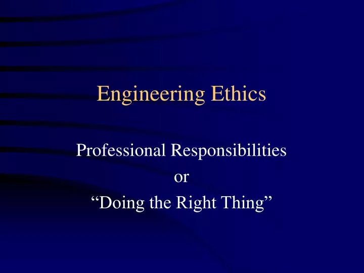 engineering ethics